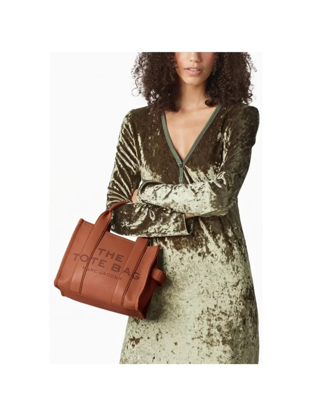 Marc Jacobs Women's The Small Leather Tote Bag Brown OS
